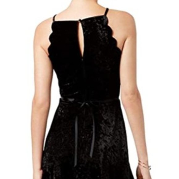 BCX Black Velour Dress NWT. - Picture 2 of 6